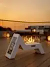 AngelFire Taşınabilir Şömine (Beyaz)