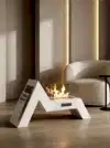 AngelFire Taşınabilir Şömine (Beyaz)
