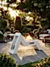 AngelFire Taşınabilir Şömine (Beyaz)