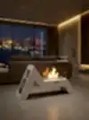 AngelFire Taşınabilir Şömine (Beyaz)