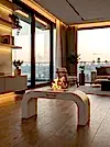 ArcFlame Taşınabilir Şömine (Beyaz)