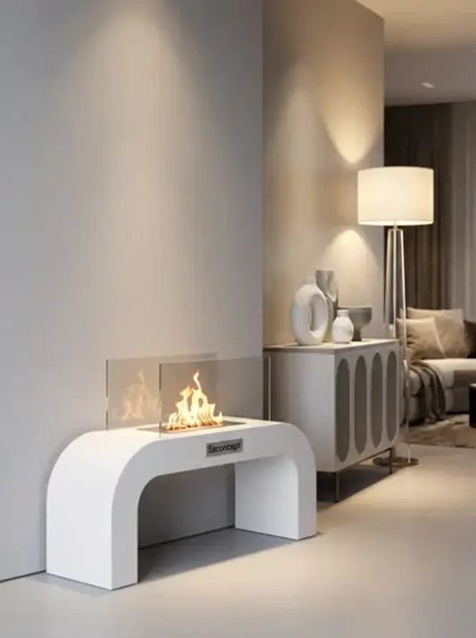 ArcFlame Taşınabilir Şömine (Beyaz)