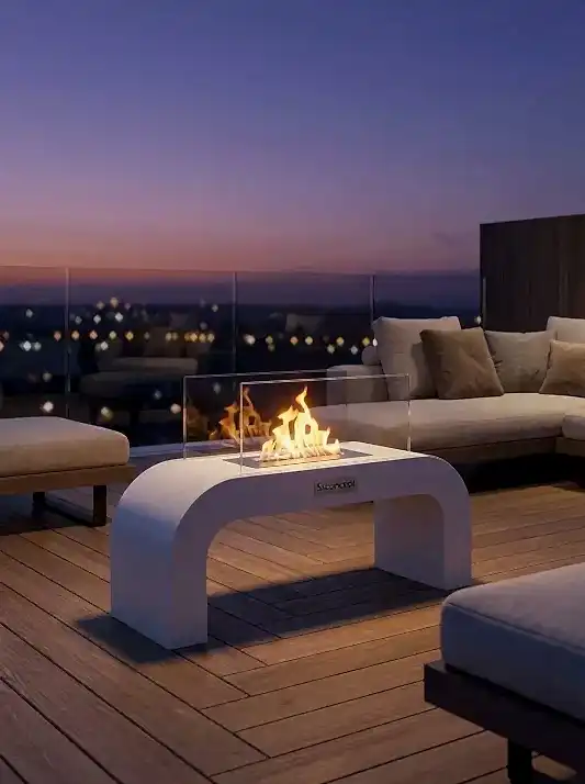 ArcFlame Taşınabilir Şömine (Beyaz)