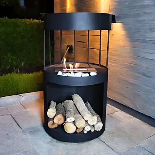 BARREL Bacasız Isıtan Bioethanol Şömine