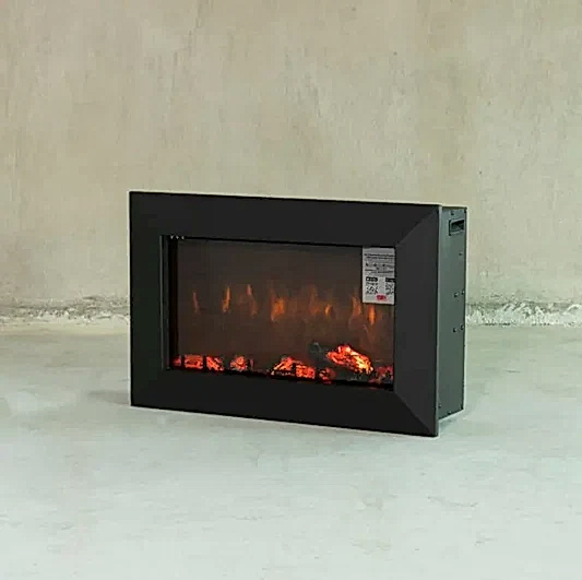 Elektrikli Şömine, Isıtıcılı ve RGB renkli 80 cm ( Isıtmalı )