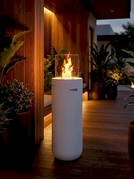Torch A2 Taşınabilir Şömine (Beyaz)