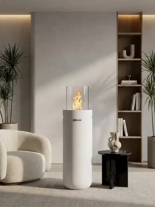 Torch A2 Taşınabilir Şömine (Beyaz)