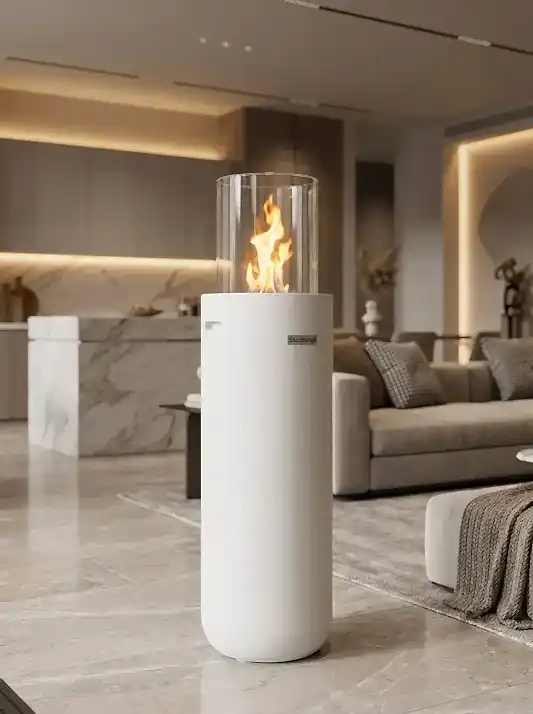 Torch A2 Taşınabilir Şömine (Beyaz)